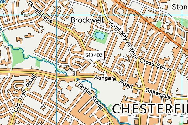 S40 4DZ map - OS VectorMap District (Ordnance Survey) S40 4DZ map - OS VectorMap District (Ordnance Survey)