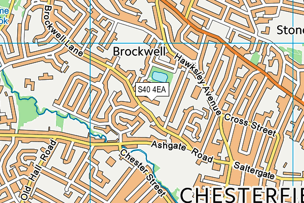 S40 4EA map - OS VectorMap District (Ordnance Survey) S40 4EA map - OS VectorMap District (Ordnance Survey)