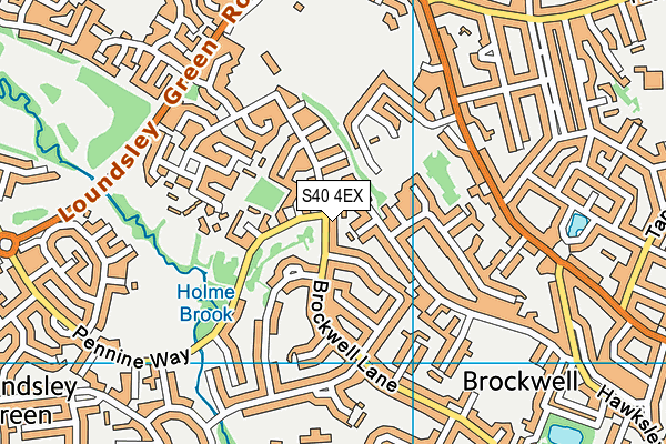 S40 4EX map - OS VectorMap District (Ordnance Survey) S40 4EX map - OS VectorMap District (Ordnance Survey)