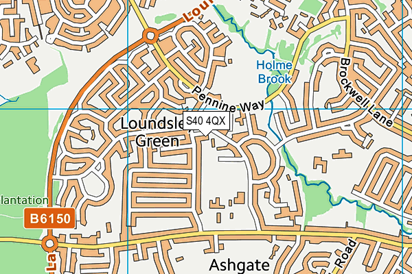 S40 4QX map - OS VectorMap District (Ordnance Survey) S40 4QX map - OS VectorMap District (Ordnance Survey)