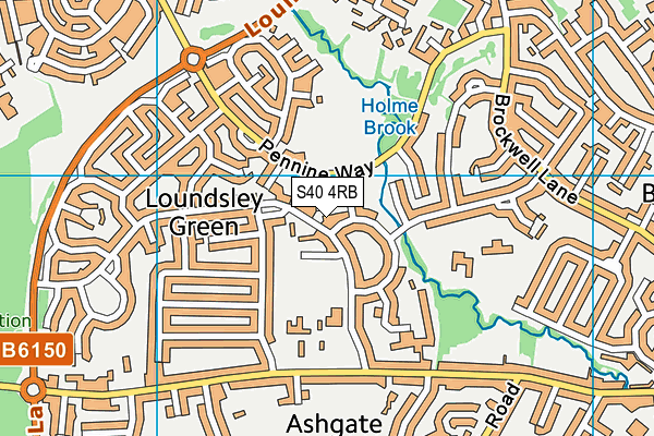 S40 4RB map - OS VectorMap District (Ordnance Survey) S40 4RB map - OS VectorMap District (Ordnance Survey)