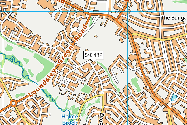 S40 4RP map - OS VectorMap District (Ordnance Survey) S40 4RP map - OS VectorMap District (Ordnance Survey)