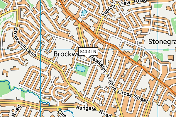 S40 4TN map - OS VectorMap District (Ordnance Survey) S40 4TN map - OS VectorMap District (Ordnance Survey)