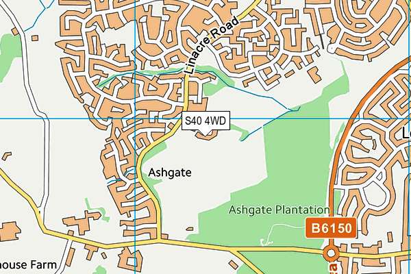 S40 4WD map - OS VectorMap District (Ordnance Survey) S40 4WD map - OS VectorMap District (Ordnance Survey)