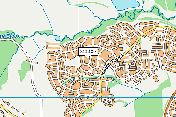 S40 4XG map - OS VectorMap District (Ordnance Survey) S40 4XG map - OS VectorMap District (Ordnance Survey)