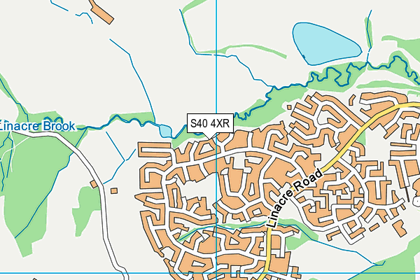 S40 4XR map - OS VectorMap District (Ordnance Survey) S40 4XR map - OS VectorMap District (Ordnance Survey)