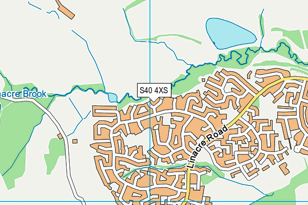 S40 4XS map - OS VectorMap District (Ordnance Survey) S40 4XS map - OS VectorMap District (Ordnance Survey)