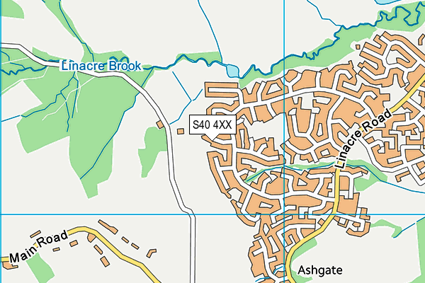 S40 4XX map - OS VectorMap District (Ordnance Survey) S40 4XX map - OS VectorMap District (Ordnance Survey)