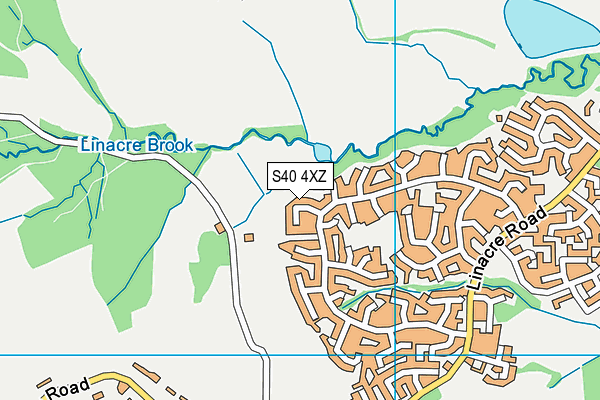 S40 4XZ map - OS VectorMap District (Ordnance Survey) S40 4XZ map - OS VectorMap District (Ordnance Survey)