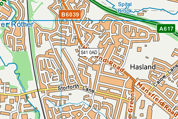 S41 0AD map - OS VectorMap District (Ordnance Survey) S41 0AD map - OS VectorMap District (Ordnance Survey)
