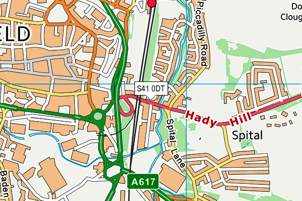 S41 0DT map - OS VectorMap District (Ordnance Survey) S41 0DT map - OS VectorMap District (Ordnance Survey)