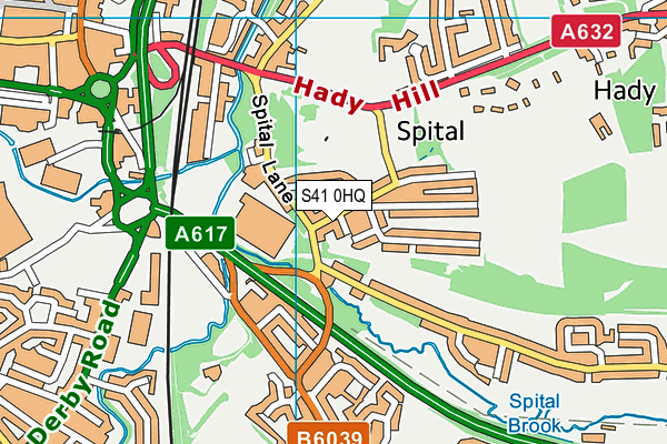 S41 0HQ map - OS VectorMap District (Ordnance Survey) S41 0HQ map - OS VectorMap District (Ordnance Survey)
