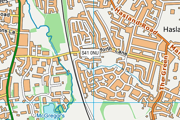 S41 0NU map - OS VectorMap District (Ordnance Survey) S41 0NU map - OS VectorMap District (Ordnance Survey)