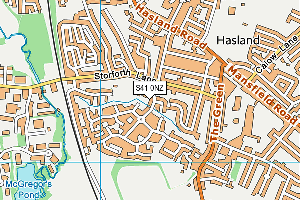 S41 0NZ map - OS VectorMap District (Ordnance Survey) S41 0NZ map - OS VectorMap District (Ordnance Survey)