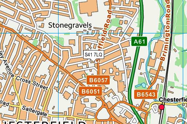S41 7LQ map - OS VectorMap District (Ordnance Survey) S41 7LQ map - OS VectorMap District (Ordnance Survey)