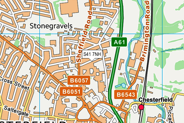 S41 7NH map - OS VectorMap District (Ordnance Survey) S41 7NH map - OS VectorMap District (Ordnance Survey)