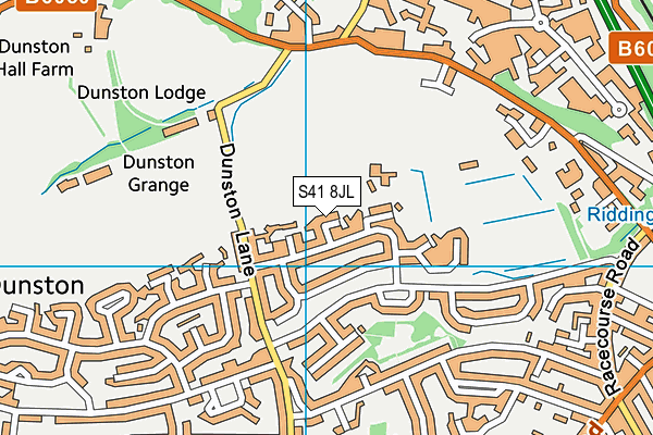 S41 8JL map - OS VectorMap District (Ordnance Survey) S41 8JL map - OS VectorMap District (Ordnance Survey)