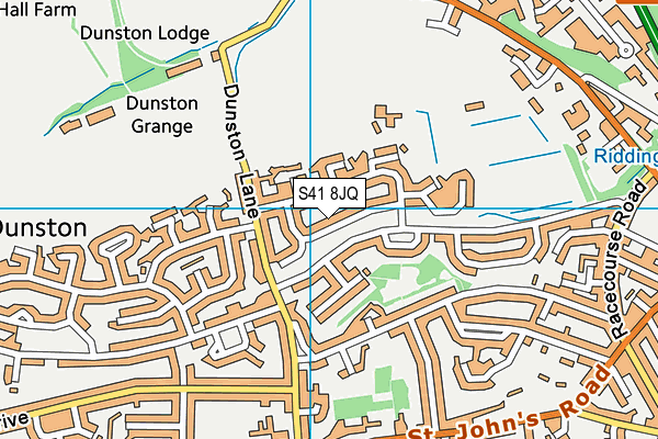 S41 8JQ map - OS VectorMap District (Ordnance Survey) S41 8JQ map - OS VectorMap District (Ordnance Survey)