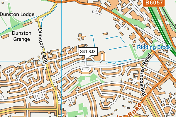 S41 8JX map - OS VectorMap District (Ordnance Survey) S41 8JX map - OS VectorMap District (Ordnance Survey)