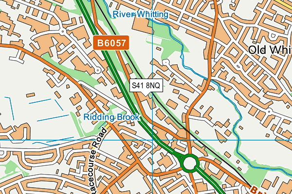 S41 8NQ map - OS VectorMap District (Ordnance Survey) S41 8NQ map - OS VectorMap District (Ordnance Survey)