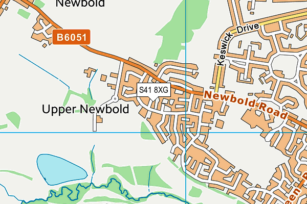 S41 8XG map - OS VectorMap District (Ordnance Survey) S41 8XG map - OS VectorMap District (Ordnance Survey)