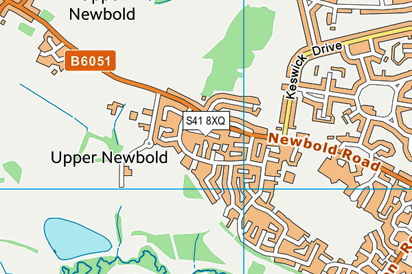 S41 8XQ map - OS VectorMap District (Ordnance Survey) S41 8XQ map - OS VectorMap District (Ordnance Survey)
