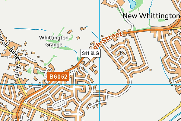 S41 9LG map - OS VectorMap District (Ordnance Survey) S41 9LG map - OS VectorMap District (Ordnance Survey)