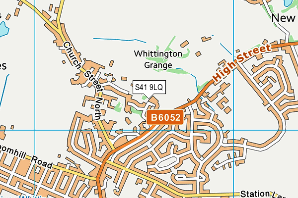 S41 9LQ map - OS VectorMap District (Ordnance Survey) S41 9LQ map - OS VectorMap District (Ordnance Survey)