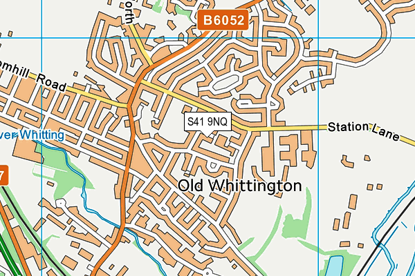 S41 9NQ map - OS VectorMap District (Ordnance Survey) S41 9NQ map - OS VectorMap District (Ordnance Survey)