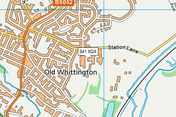 S41 9QX map - OS VectorMap District (Ordnance Survey) S41 9QX map - OS VectorMap District (Ordnance Survey)