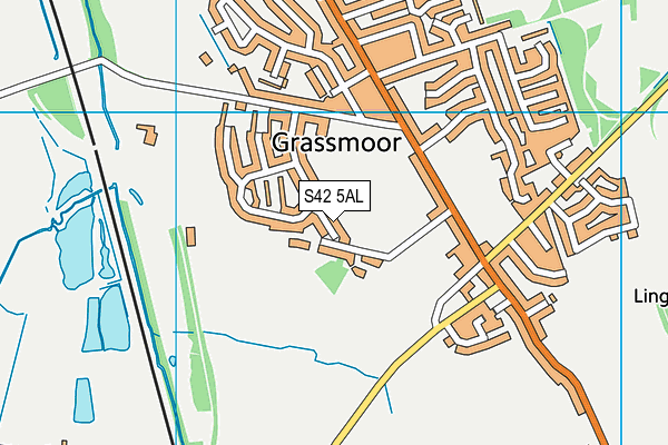S42 5AL map - OS VectorMap District (Ordnance Survey) S42 5AL map - OS VectorMap District (Ordnance Survey)