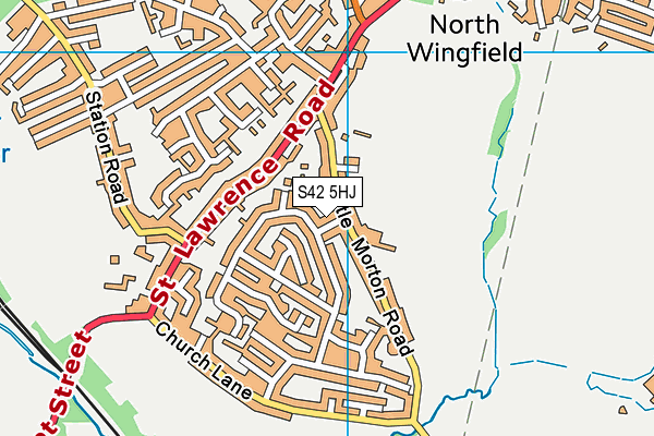 S42 5HJ map - OS VectorMap District (Ordnance Survey) S42 5HJ map - OS VectorMap District (Ordnance Survey)