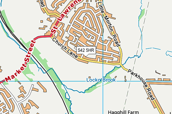 S42 5HR map - OS VectorMap District (Ordnance Survey) S42 5HR map - OS VectorMap District (Ordnance Survey)