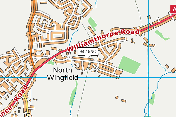 S42 5NQ map - OS VectorMap District (Ordnance Survey) S42 5NQ map - OS VectorMap District (Ordnance Survey)
