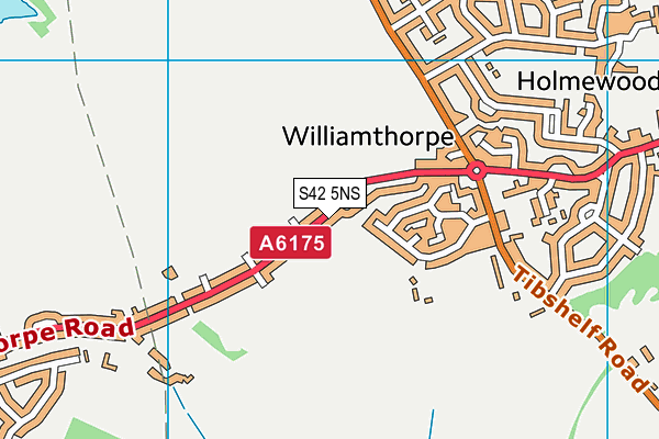 S42 5NS map - OS VectorMap District (Ordnance Survey) S42 5NS map - OS VectorMap District (Ordnance Survey)