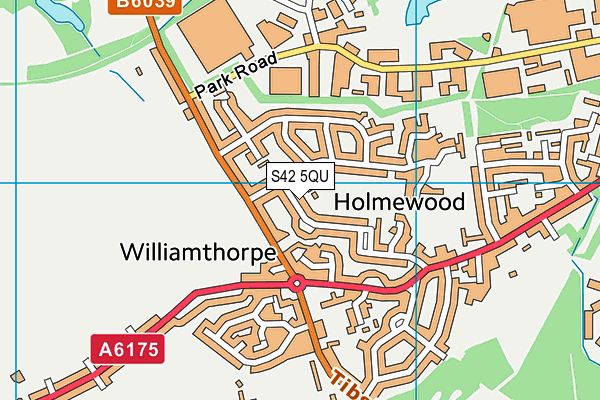 S42 5QU map - OS VectorMap District (Ordnance Survey) S42 5QU map - OS VectorMap District (Ordnance Survey)