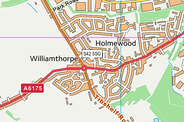 S42 5SG map - OS VectorMap District (Ordnance Survey) S42 5SG map - OS VectorMap District (Ordnance Survey)