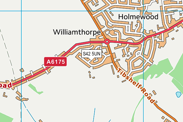 S42 5UN map - OS VectorMap District (Ordnance Survey) S42 5UN map - OS VectorMap District (Ordnance Survey)