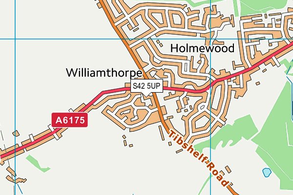 S42 5UP map - OS VectorMap District (Ordnance Survey) S42 5UP map - OS VectorMap District (Ordnance Survey)