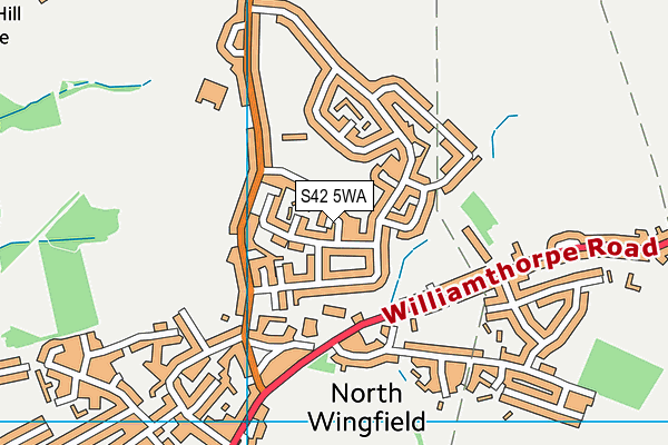 S42 5WA map - OS VectorMap District (Ordnance Survey) S42 5WA map - OS VectorMap District (Ordnance Survey)