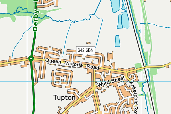 S42 6BN map - OS VectorMap District (Ordnance Survey) S42 6BN map - OS VectorMap District (Ordnance Survey)