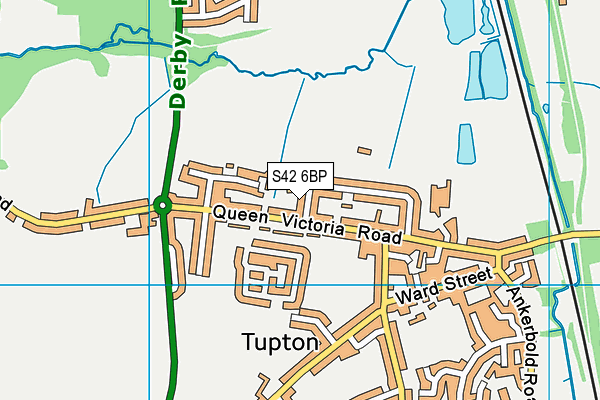 S42 6BP map - OS VectorMap District (Ordnance Survey) S42 6BP map - OS VectorMap District (Ordnance Survey)