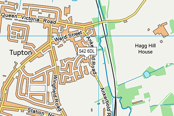 S42 6DL map - OS VectorMap District (Ordnance Survey) S42 6DL map - OS VectorMap District (Ordnance Survey)