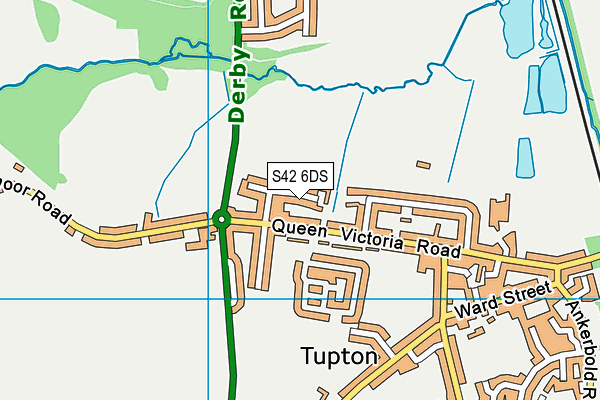 S42 6DS map - OS VectorMap District (Ordnance Survey) S42 6DS map - OS VectorMap District (Ordnance Survey)