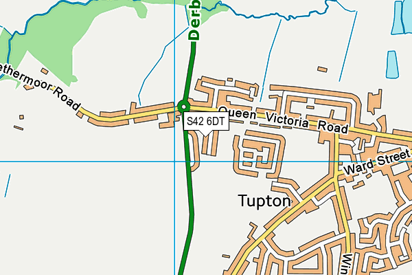 S42 6DT map - OS VectorMap District (Ordnance Survey) S42 6DT map - OS VectorMap District (Ordnance Survey)