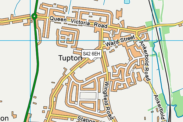 S42 6EH map - OS VectorMap District (Ordnance Survey) S42 6EH map - OS VectorMap District (Ordnance Survey)