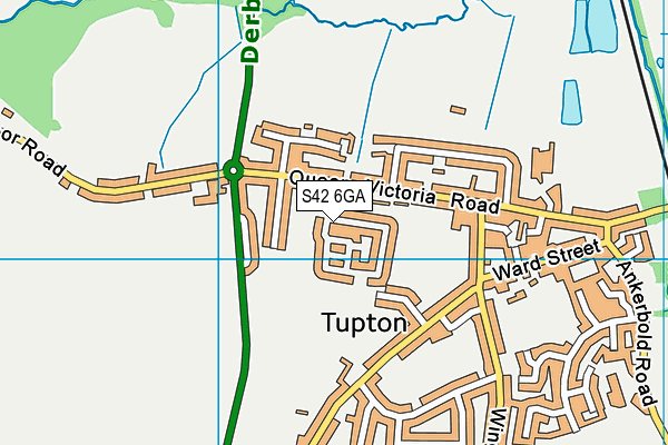 S42 6GA map - OS VectorMap District (Ordnance Survey) S42 6GA map - OS VectorMap District (Ordnance Survey)