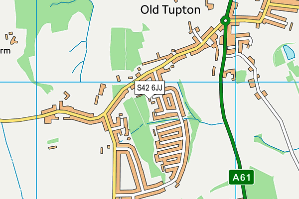 S42 6JJ map - OS VectorMap District (Ordnance Survey) S42 6JJ map - OS VectorMap District (Ordnance Survey)