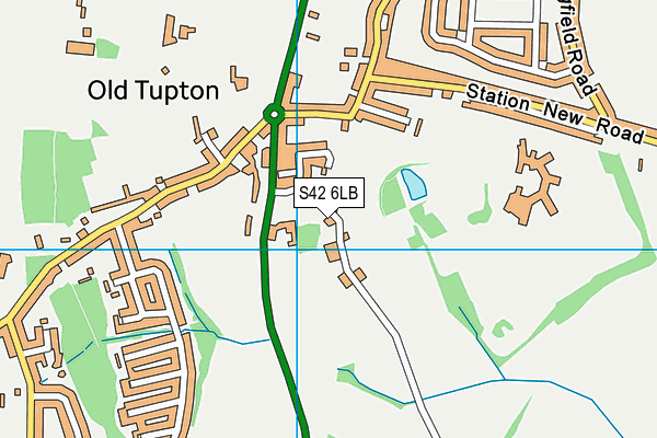 S42 6LB map - OS VectorMap District (Ordnance Survey) S42 6LB map - OS VectorMap District (Ordnance Survey)