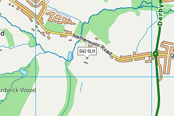 S42 6LH map - OS VectorMap District (Ordnance Survey) S42 6LH map - OS VectorMap District (Ordnance Survey)